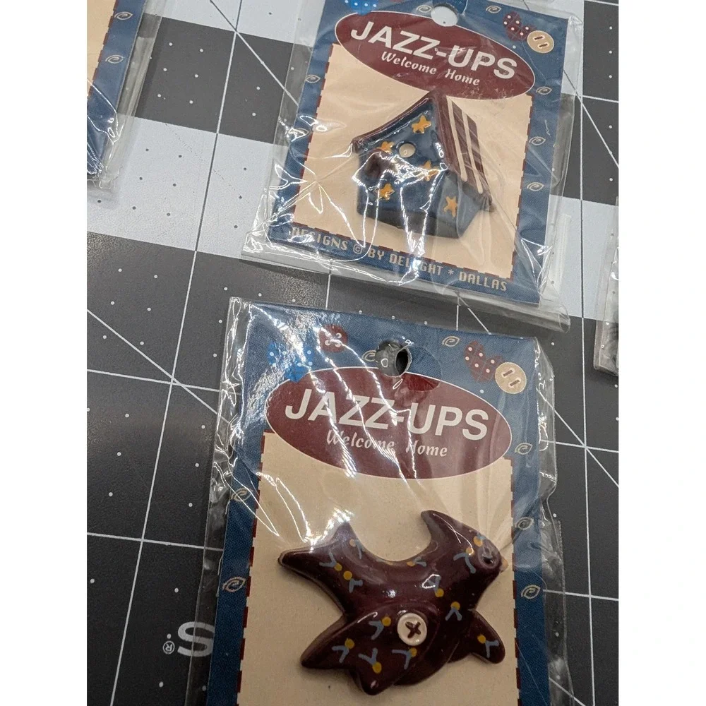Jazz ups by Delight Resin Plastic craft minis lot‎ 10 Birds & Birdhouses sealed